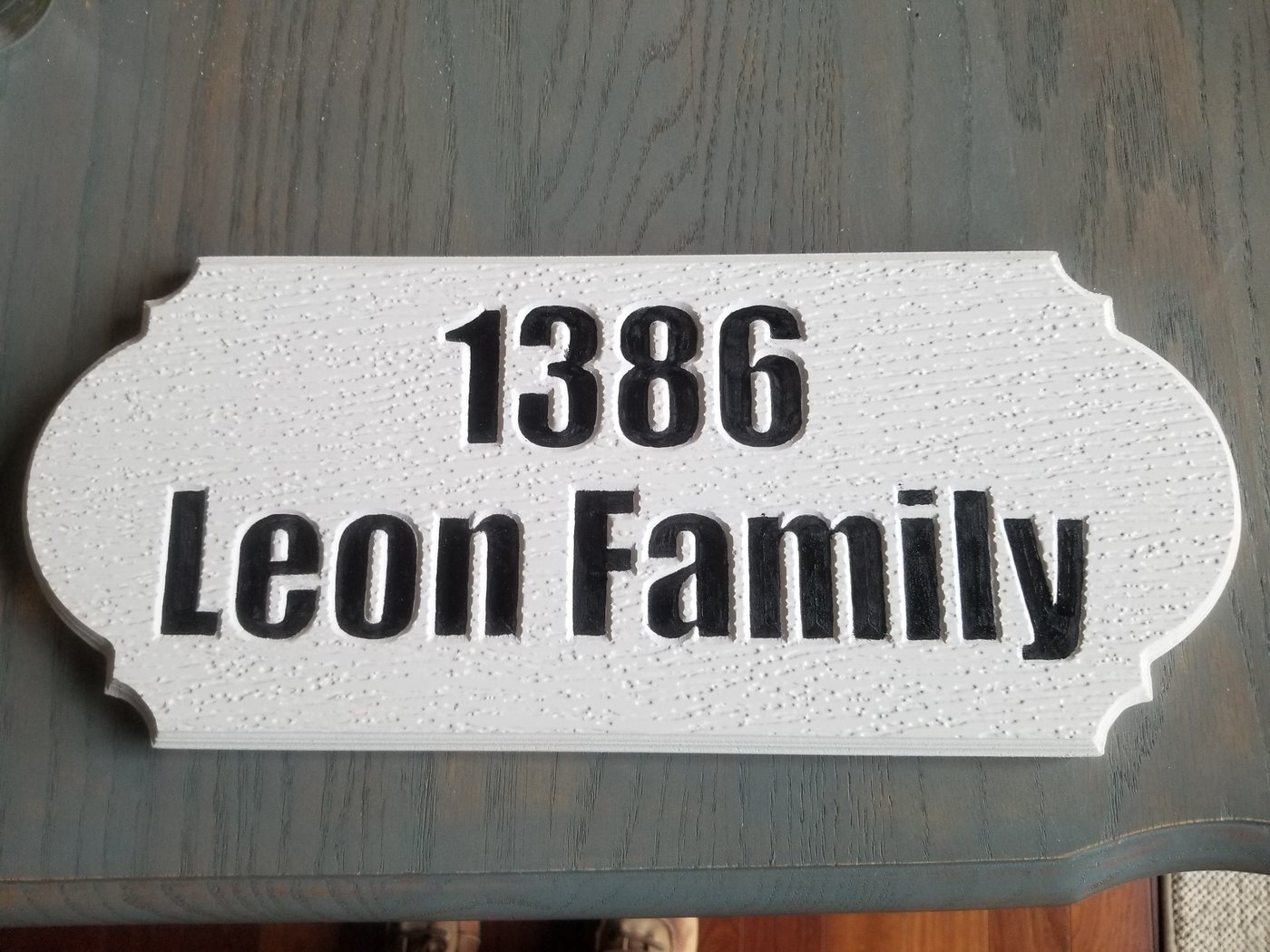 House number and family name